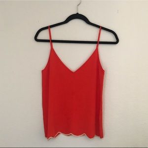 orange cami top